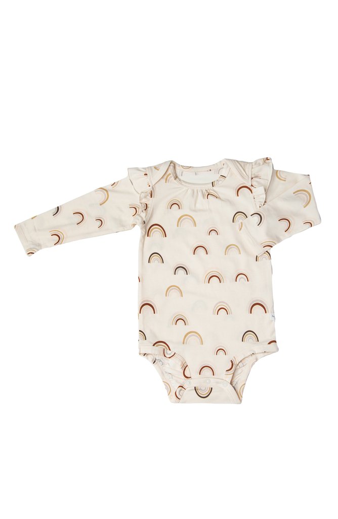 Long Sleeve Bodysuit Canyon Rainbow