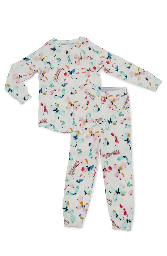 2-Pc Pajama Set In TENCEL Butterfly