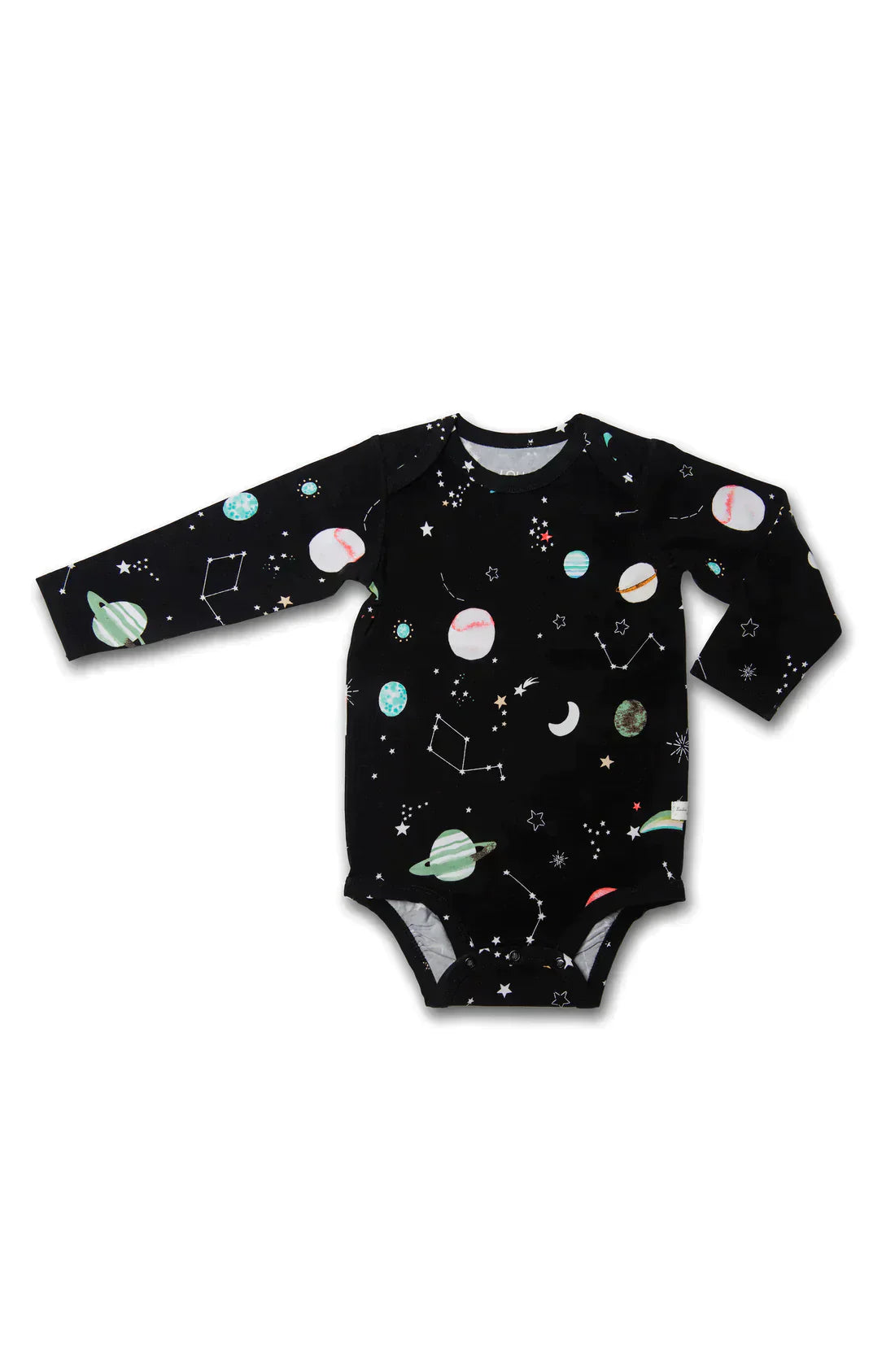 Long Sleeve Bodysuit Planets