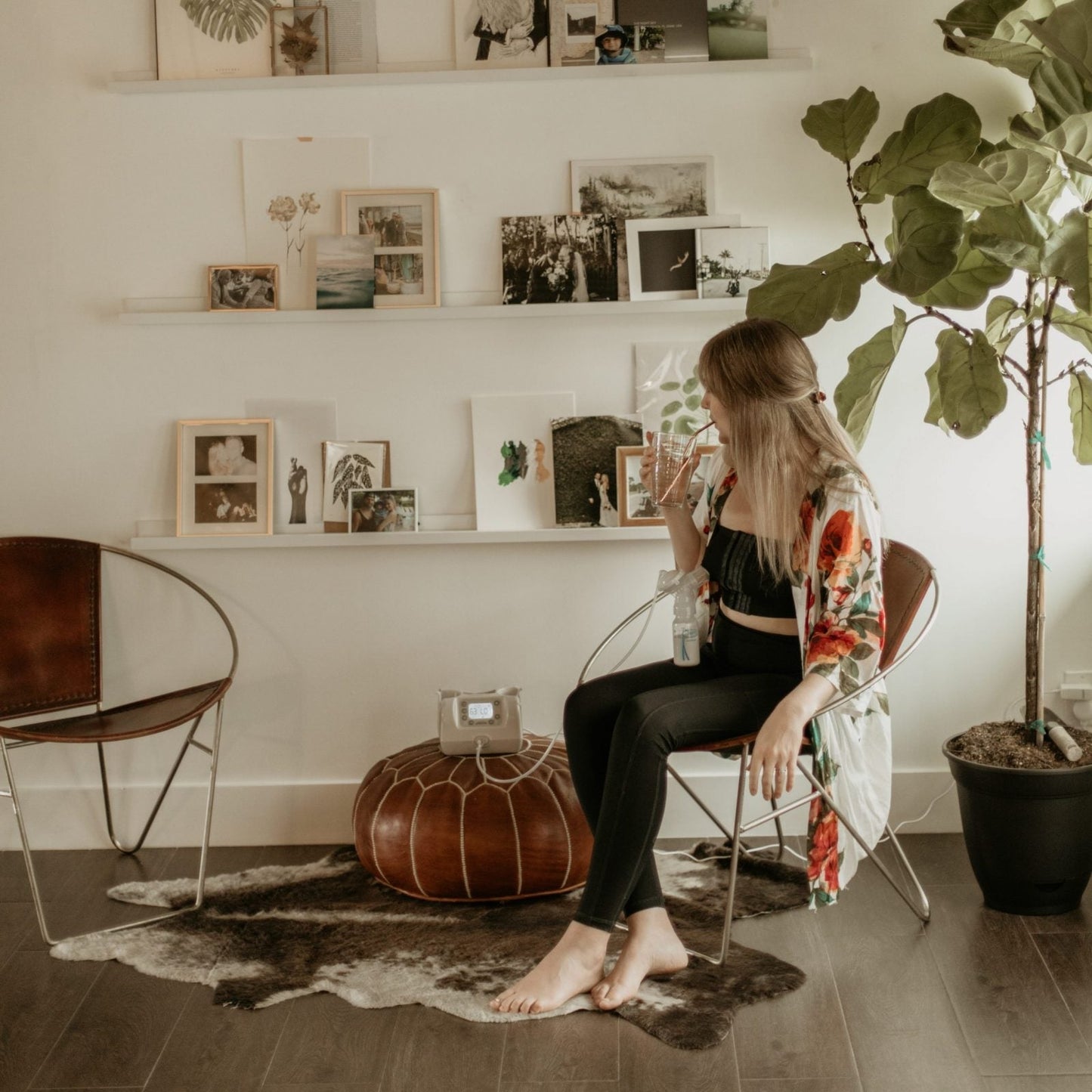Hands Free Pumping Bra Black