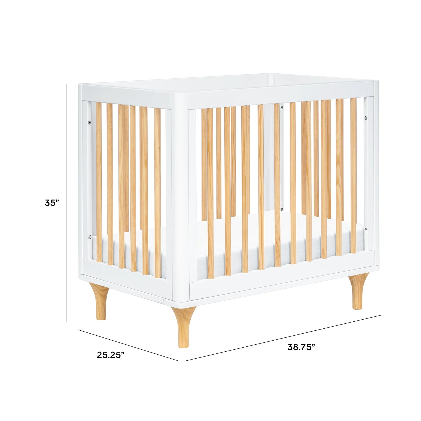 Lolly 4-in-1 Mini Convertible Crib and Twin Bed