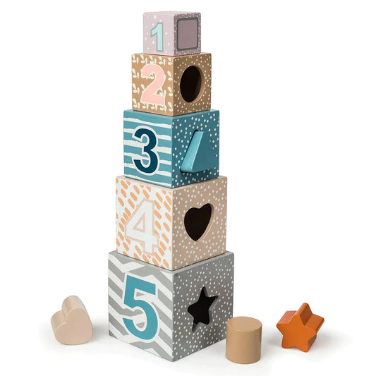 Wooden Nesting + Stacking Blocks