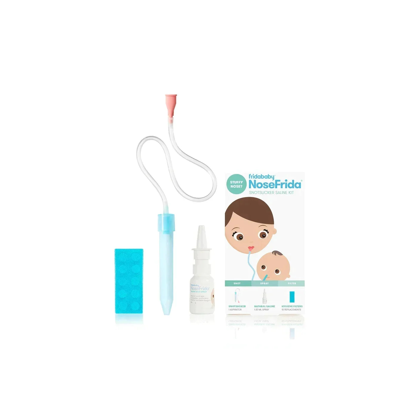 NoseFrida Snotsucker Saline Kit