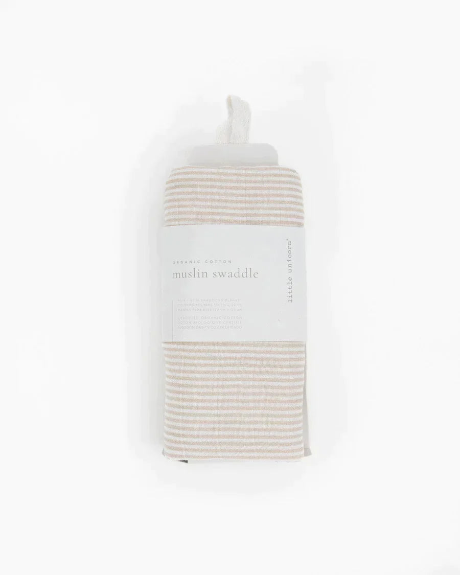 Organic Cotton Muslin Swaddle Blanket