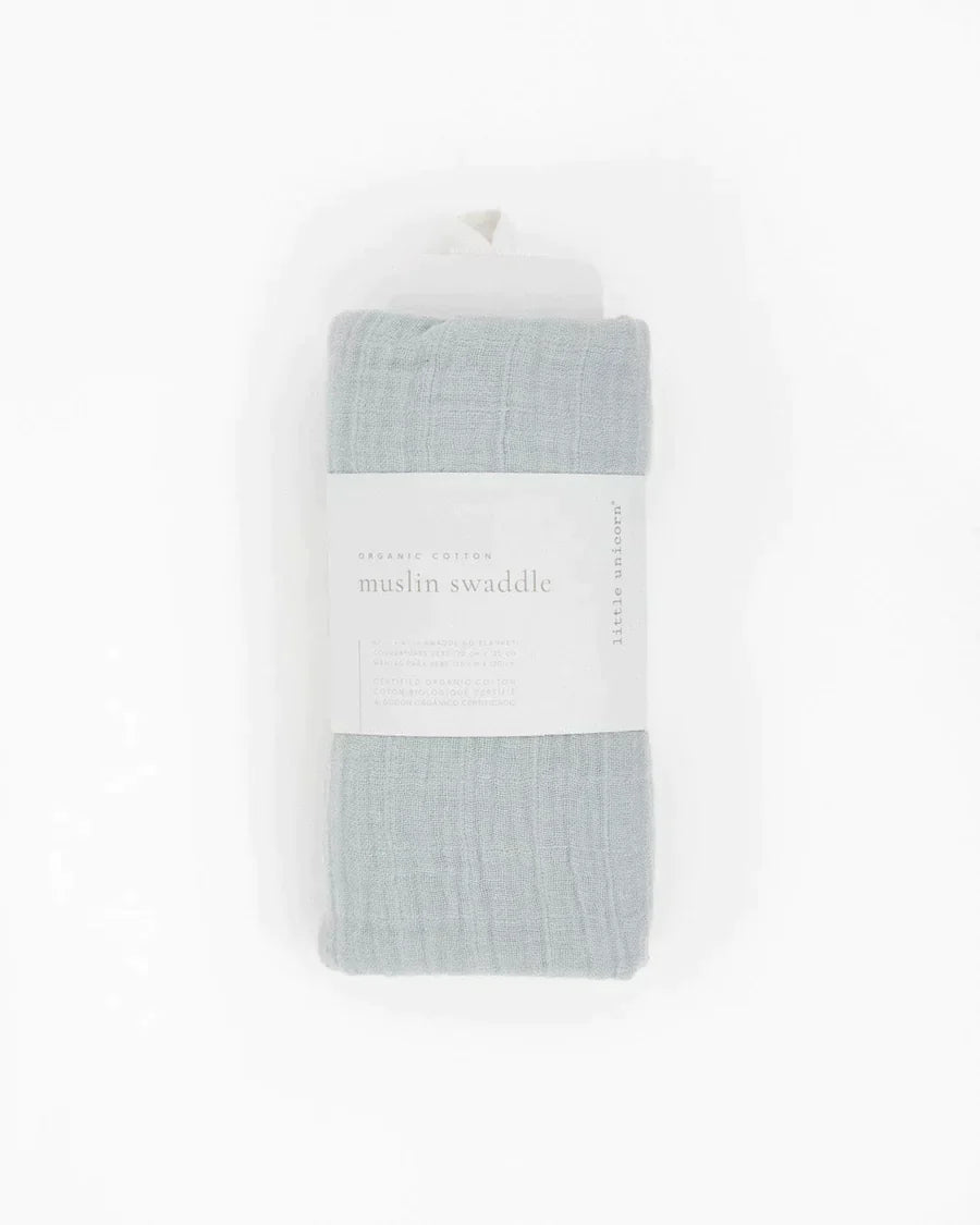 Organic Cotton Muslin Swaddle Blanket