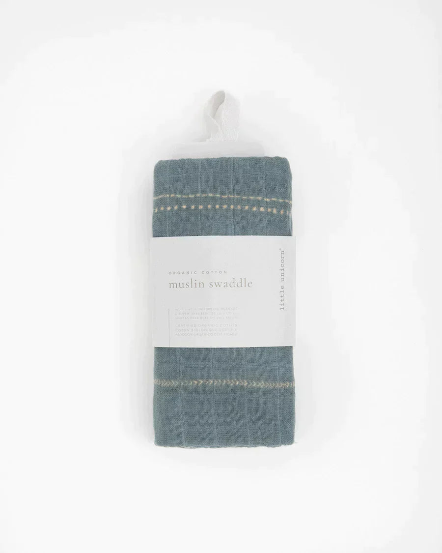 Organic Cotton Muslin Swaddle Blanket