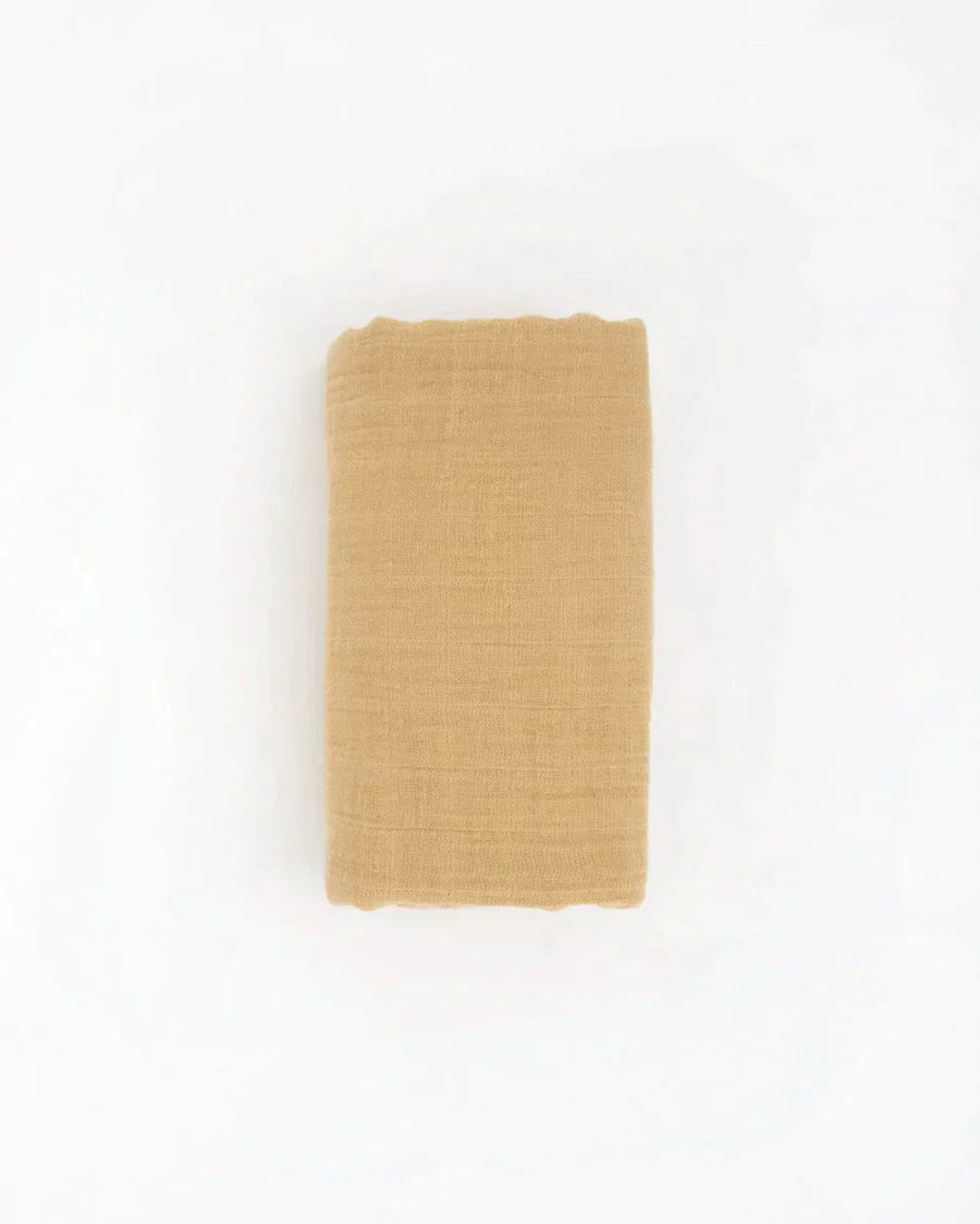 Organic Cotton Muslin Swaddle Blanket