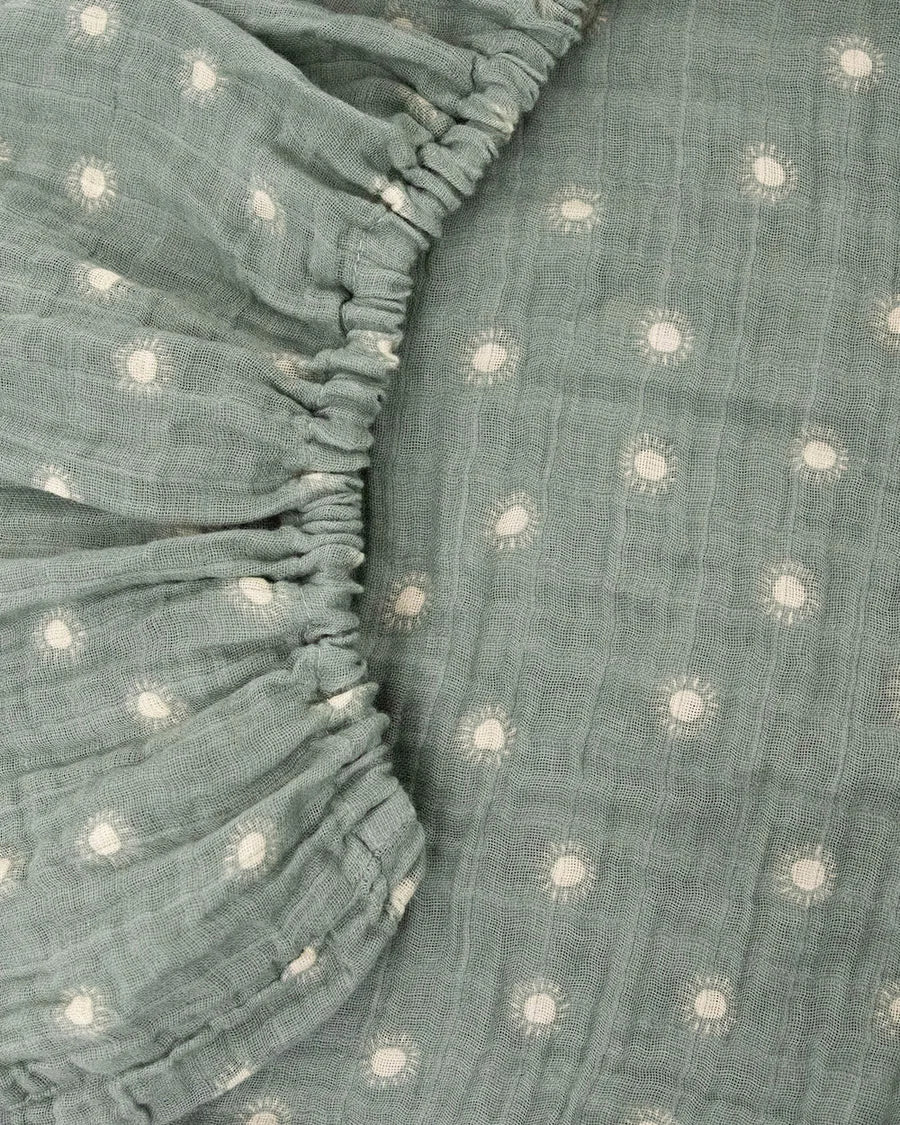 Organic Cotton Muslin Crib Sheet