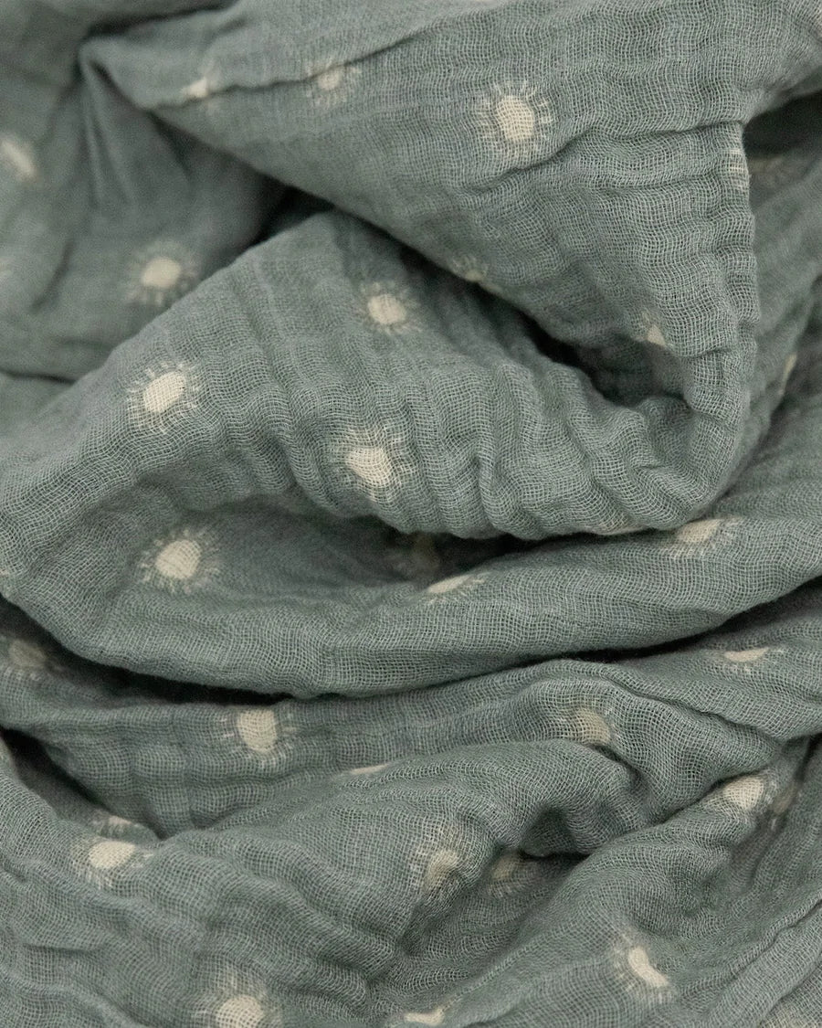 Organic Cotton Muslin Swaddle Blanket