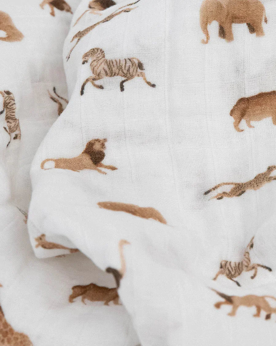 Organic Cotton Muslin Swaddle Blanket