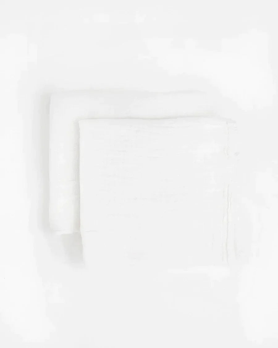 Organic Cotton Muslin Swaddle Blanket Set