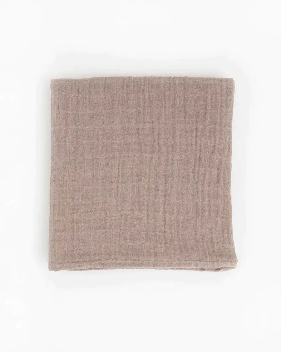 Organic Cotton Muslin Swaddle Blanket