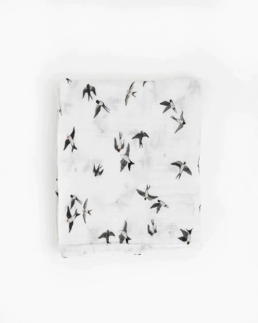 Organic Cotton Muslin Swaddle Blanket