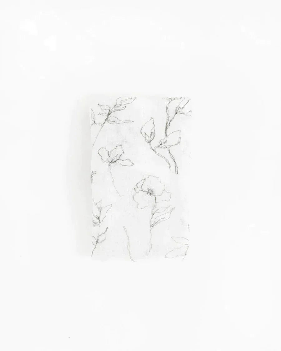 Organic Cotton Muslin Swaddle Blanket