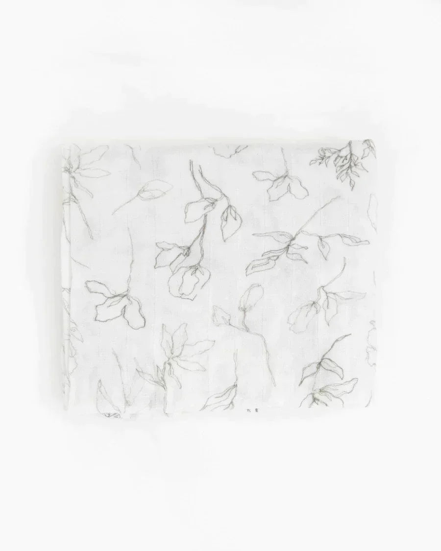 Organic Cotton Muslin Swaddle Blanket