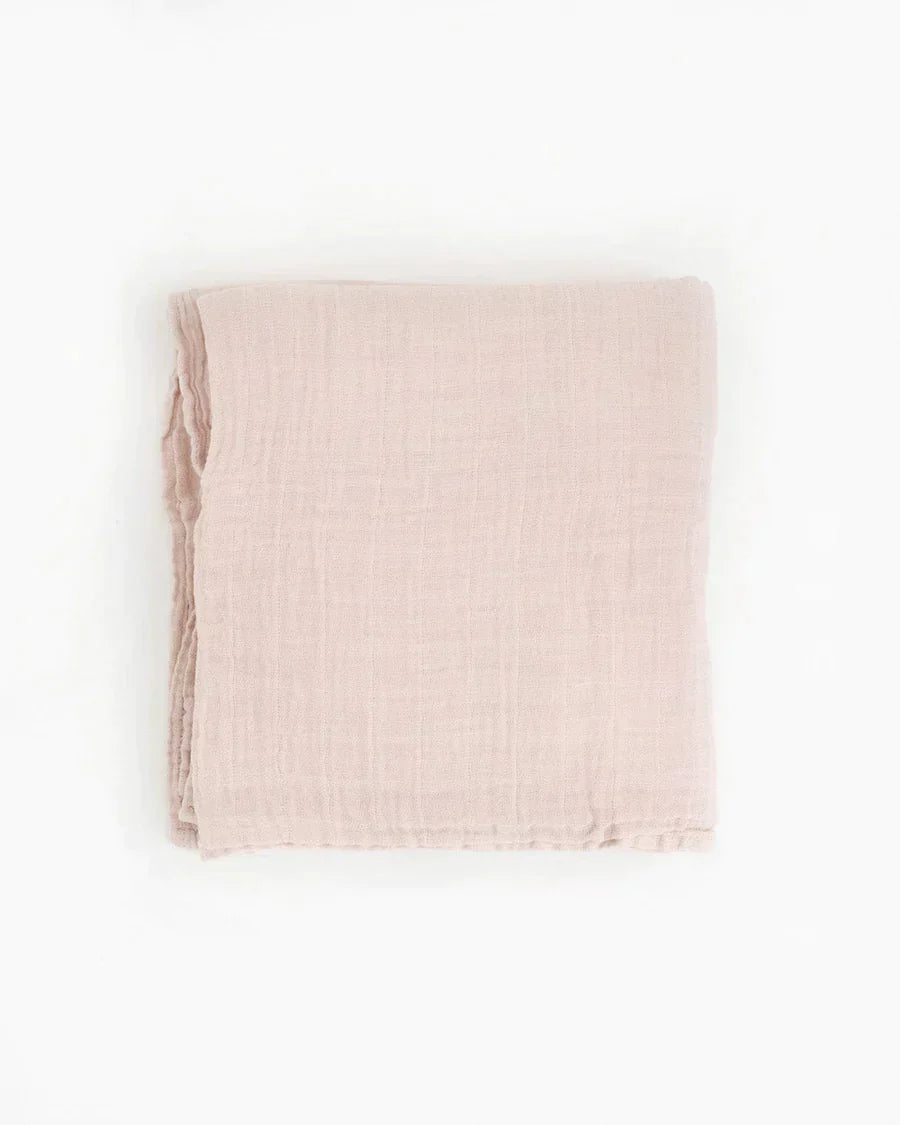 Organic Cotton Muslin Swaddle Blanket