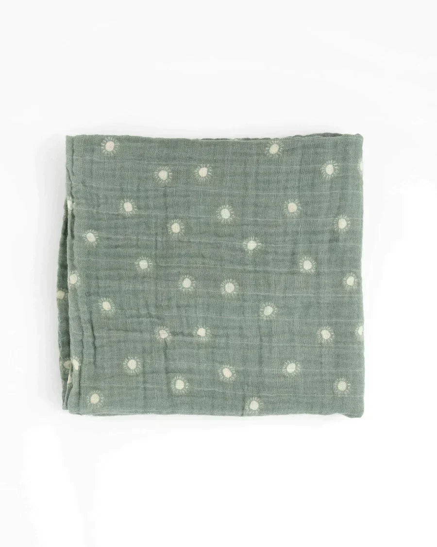 Organic Cotton Muslin Swaddle Blanket