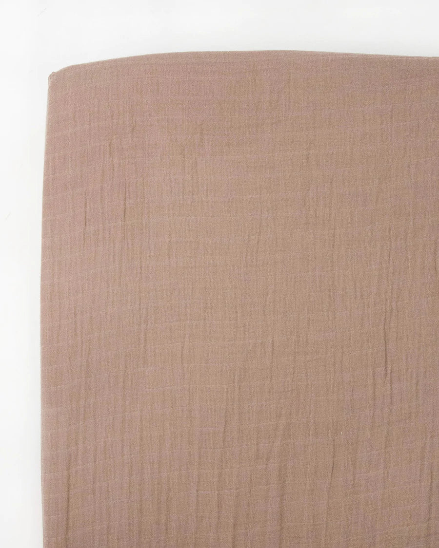 Organic Cotton Muslin Crib Sheet