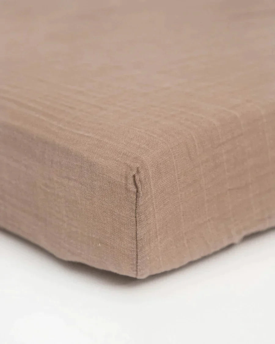 Organic Cotton Muslin Crib Sheet