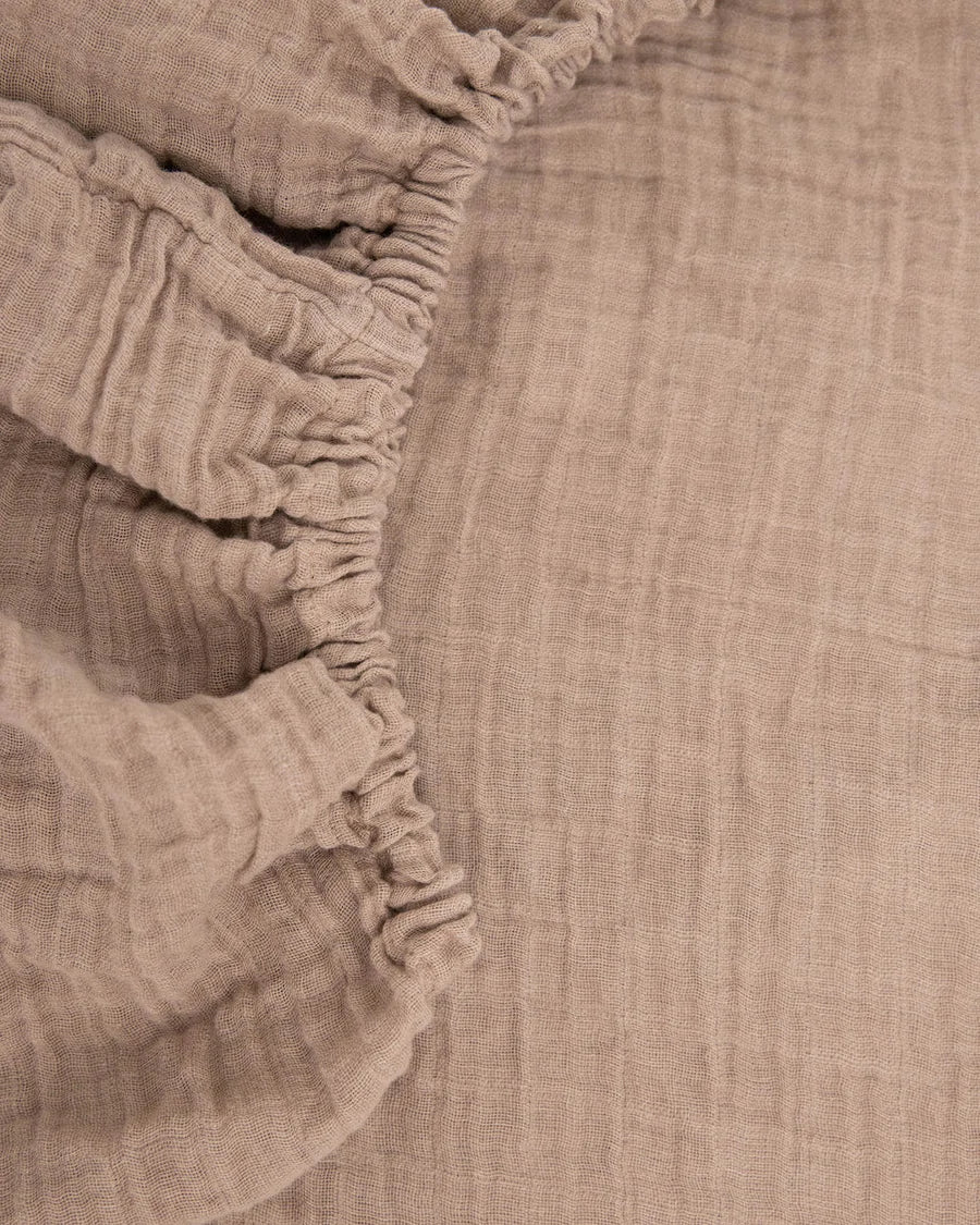 Organic Cotton Muslin Crib Sheet