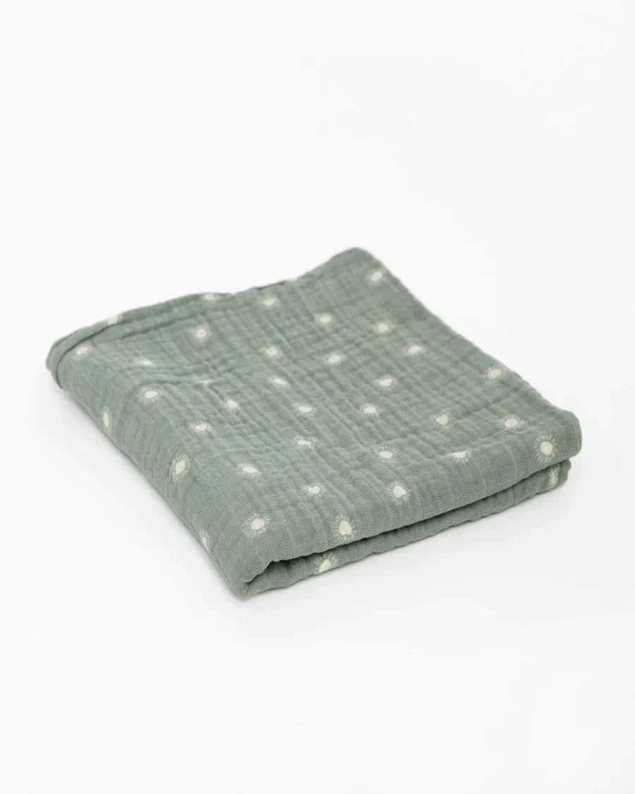 Organic Cotton Muslin Swaddle Blanket