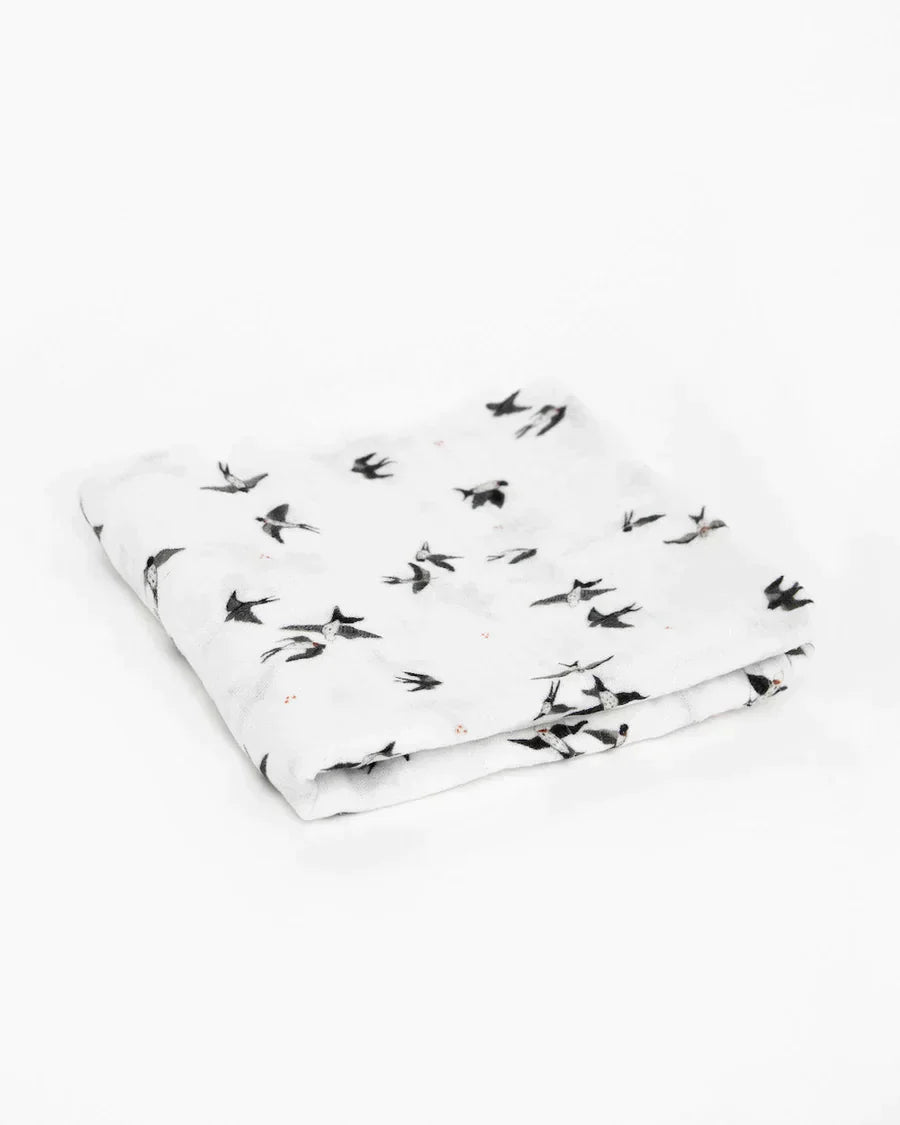 Organic Cotton Muslin Swaddle Blanket