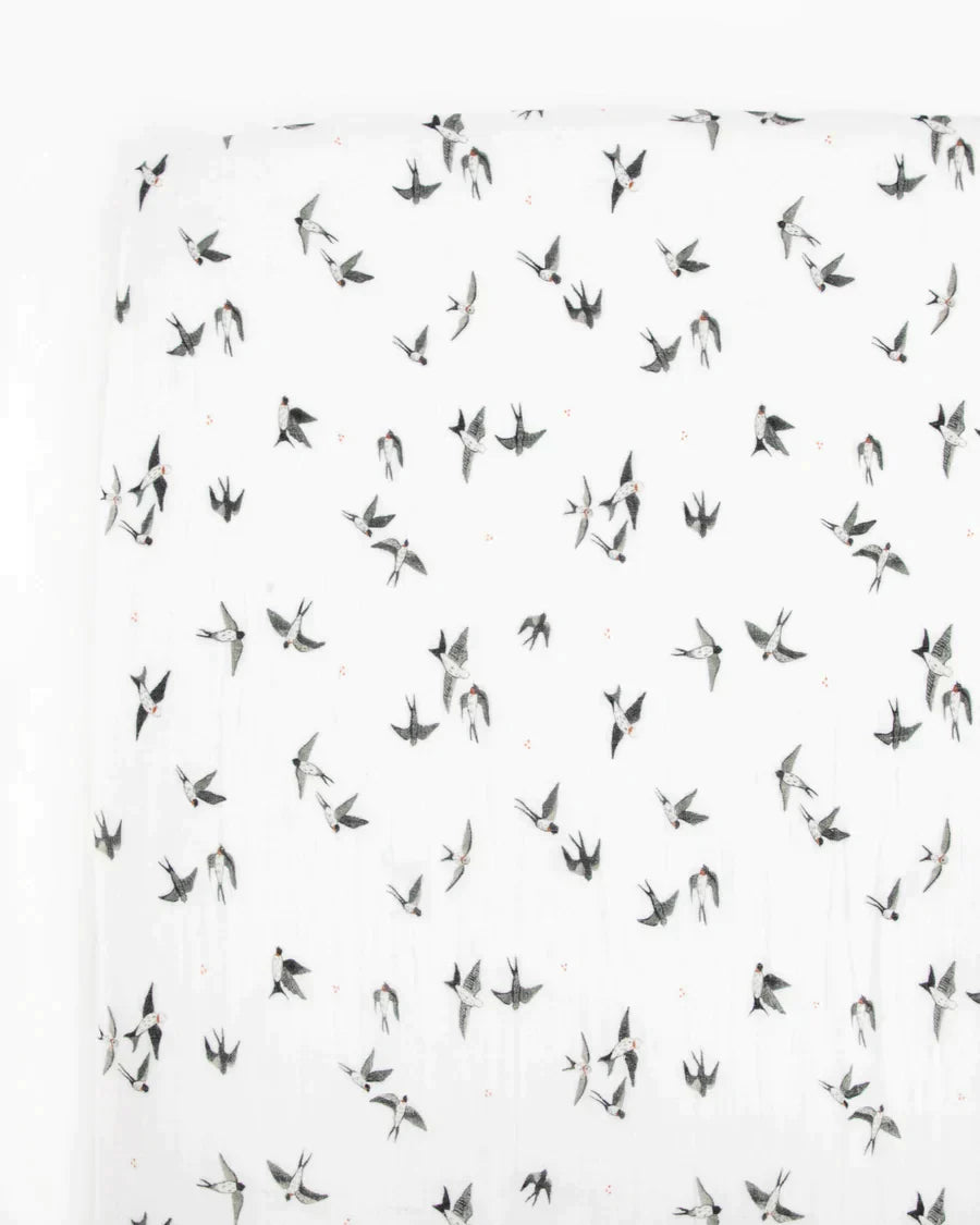 Organic Cotton Muslin Crib Sheet