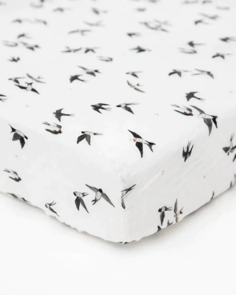 Organic Cotton Muslin Crib Sheet