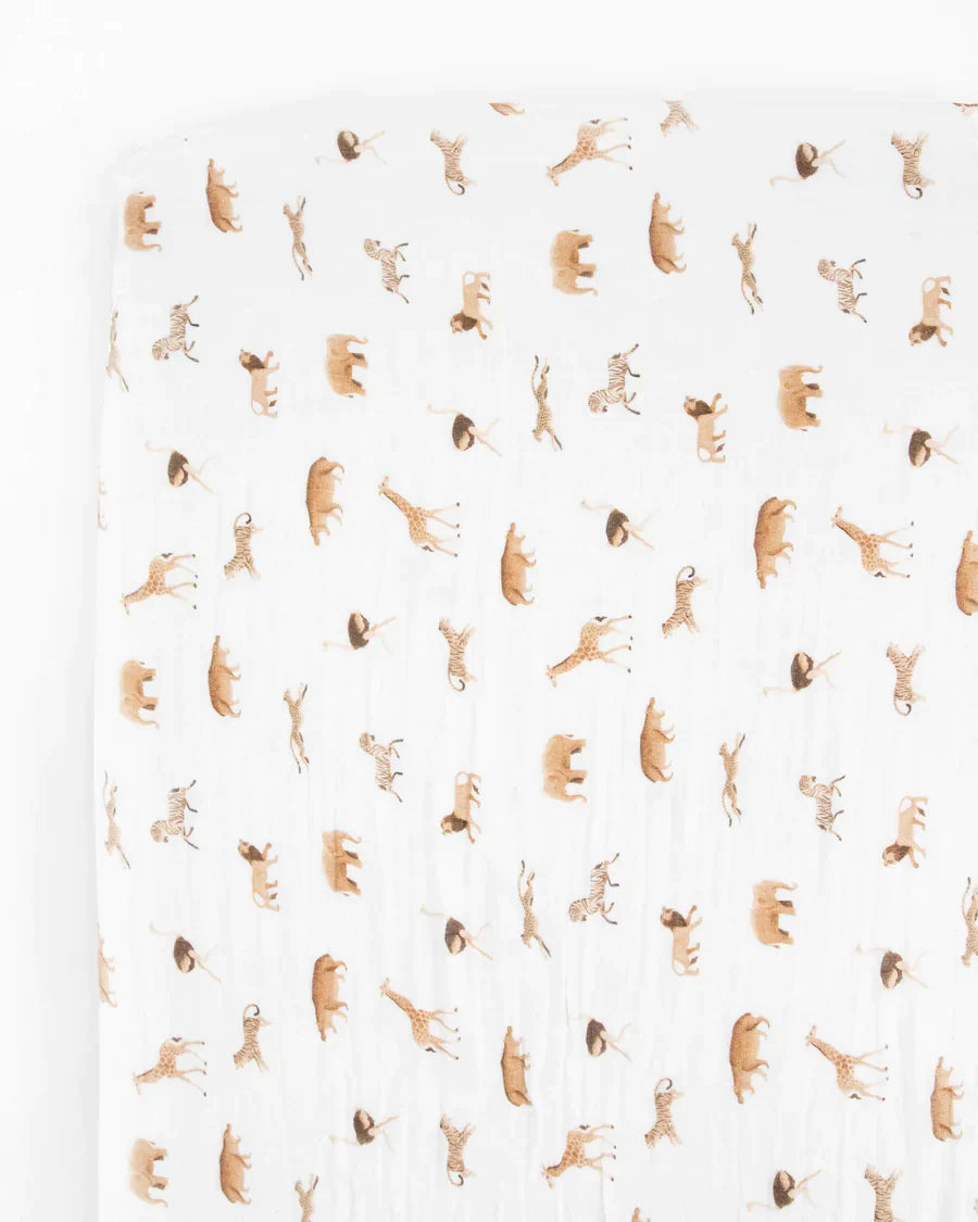 Organic Cotton Muslin Crib Sheet