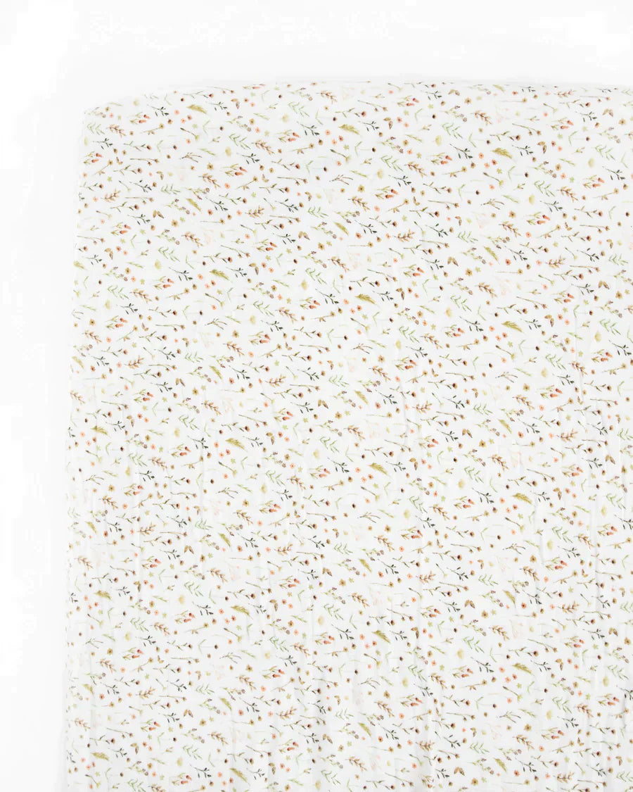 Organic Cotton Muslin Crib Sheet