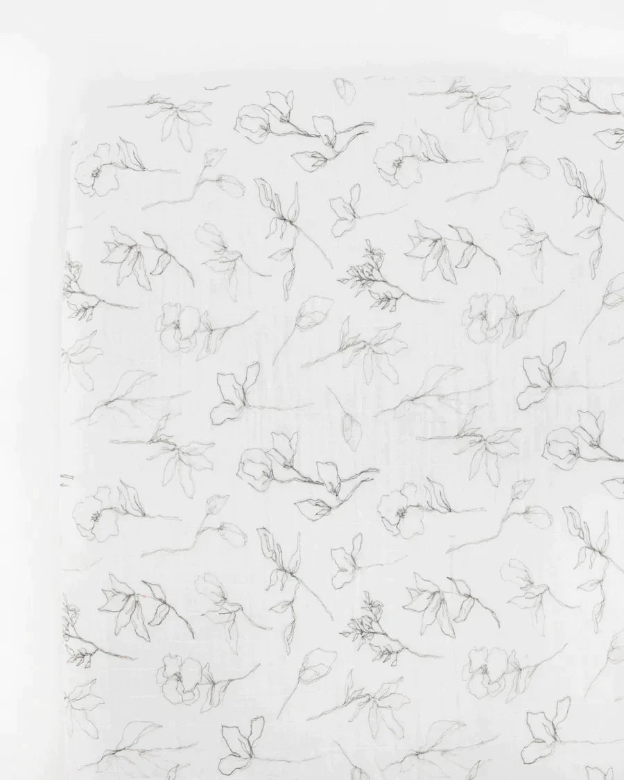Organic Cotton Muslin Crib Sheet