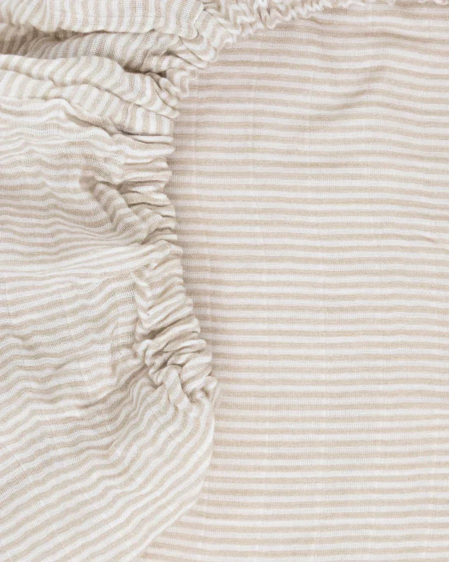 Organic Cotton Muslin Crib Sheet