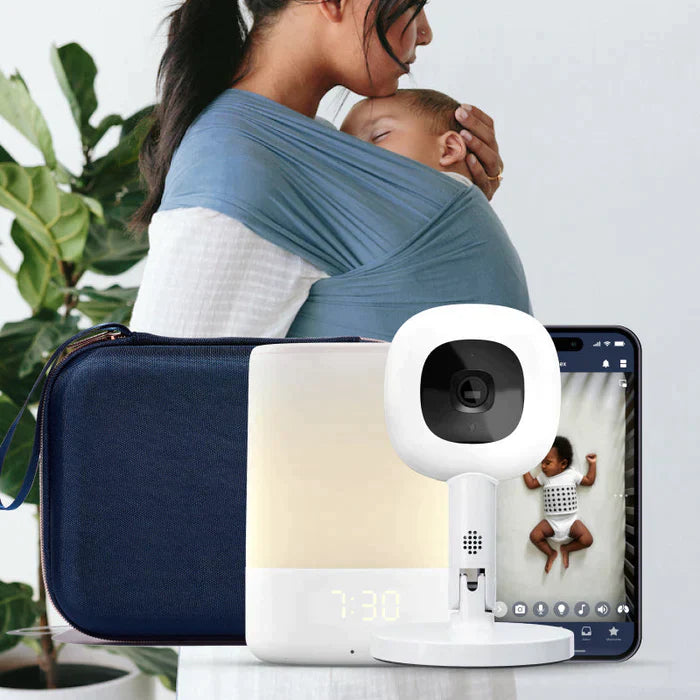 Nanit Pro Camera With Flex Stand, Travel Case, Sound & Light