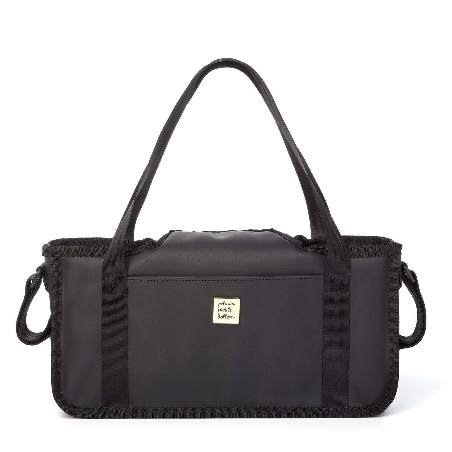 Wander Stroller Caddy Black Matte Leatherette