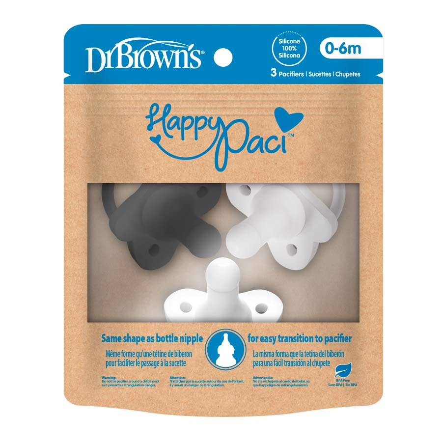 HappyPaci 100% Silicone Pacifier