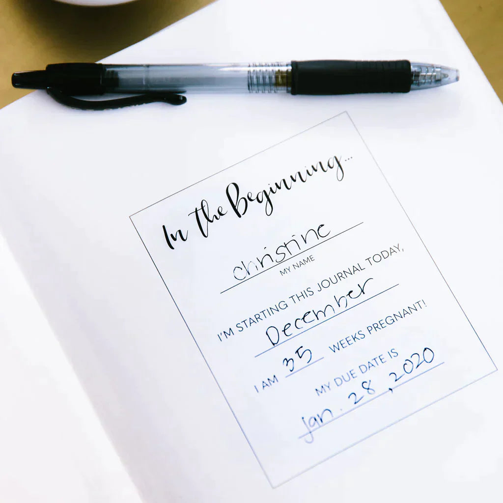 Pregnancy Journal Linen