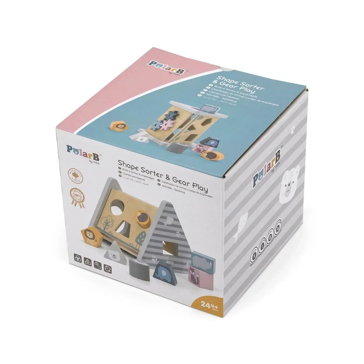 PolarB Shape Sorter & Gear Play