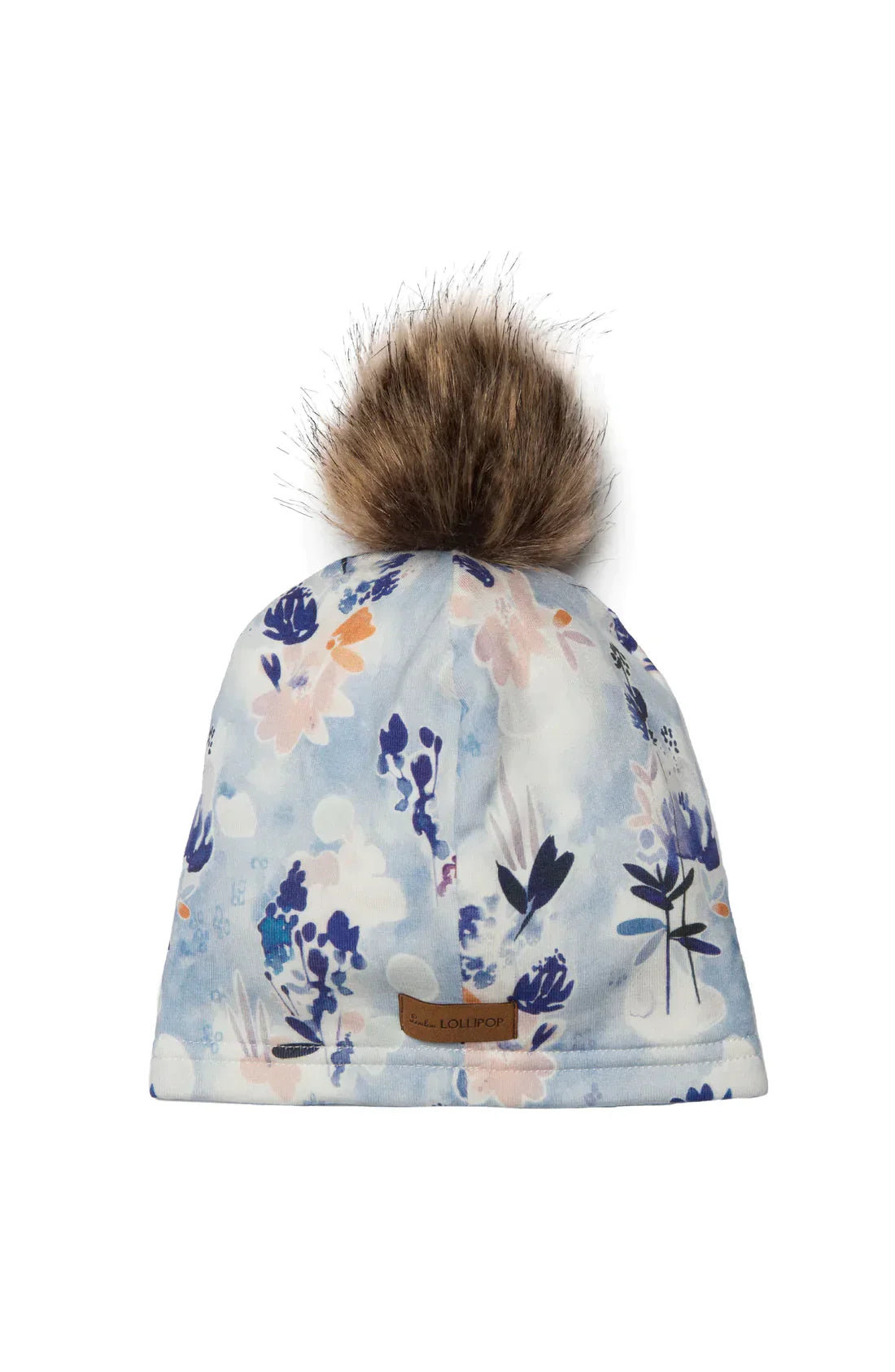Pom Pom Hat Ink Floral