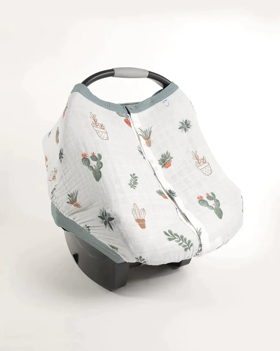 Cotton Muslin Car Seat Canopy
