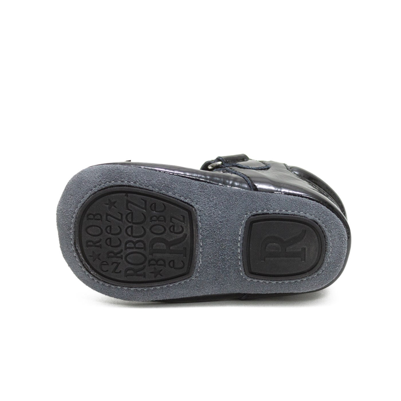 First Kicks Velvet Bow Black Patent