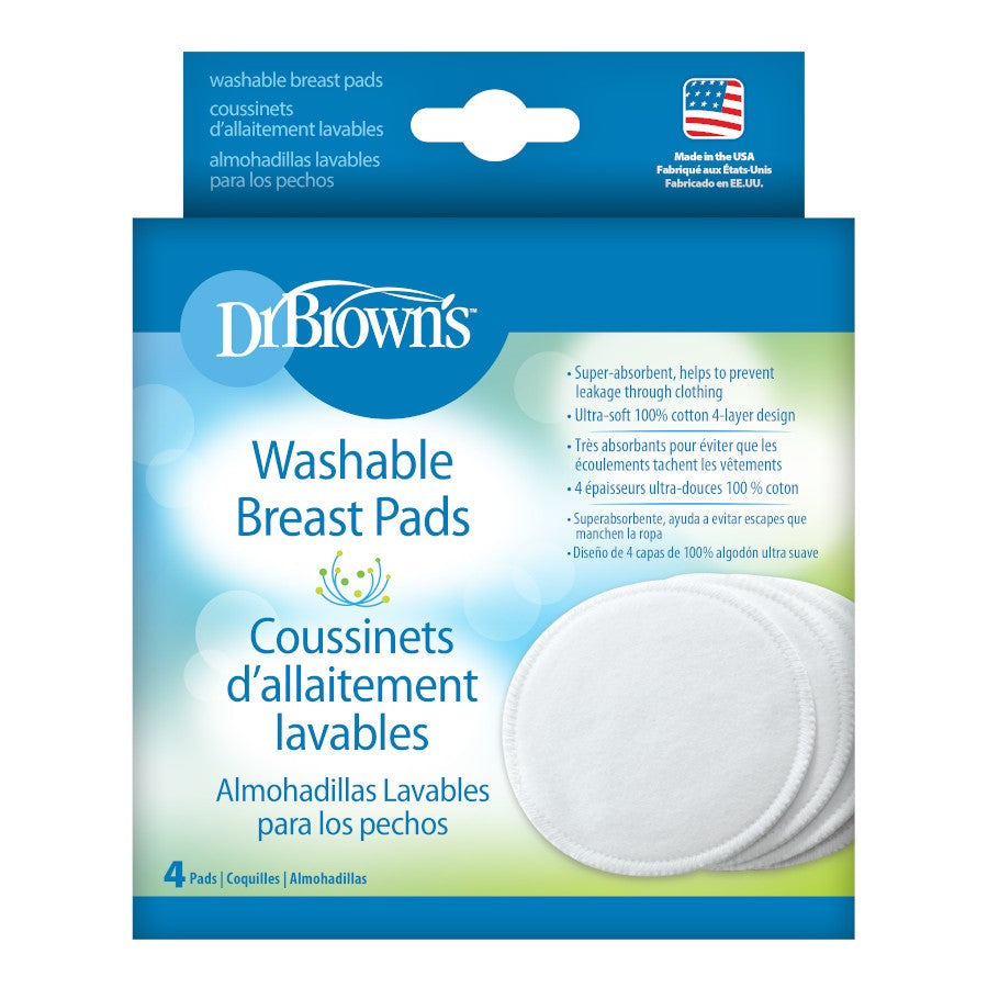 Washable Breast Pads, 4 Count