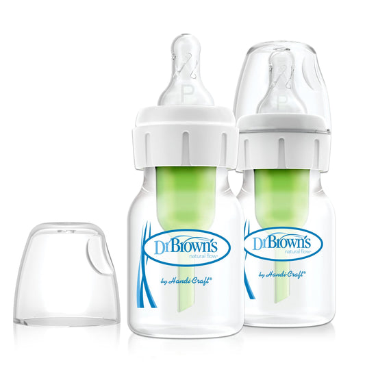Natural Flow Options+ Preemie Baby Bottle, 2oz/60 ml, 2pk