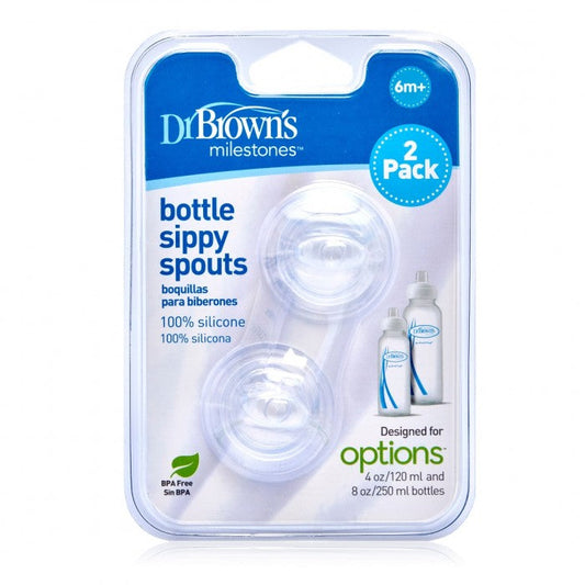 Options+ Bottle Sippy Spout Narrow 2 Count