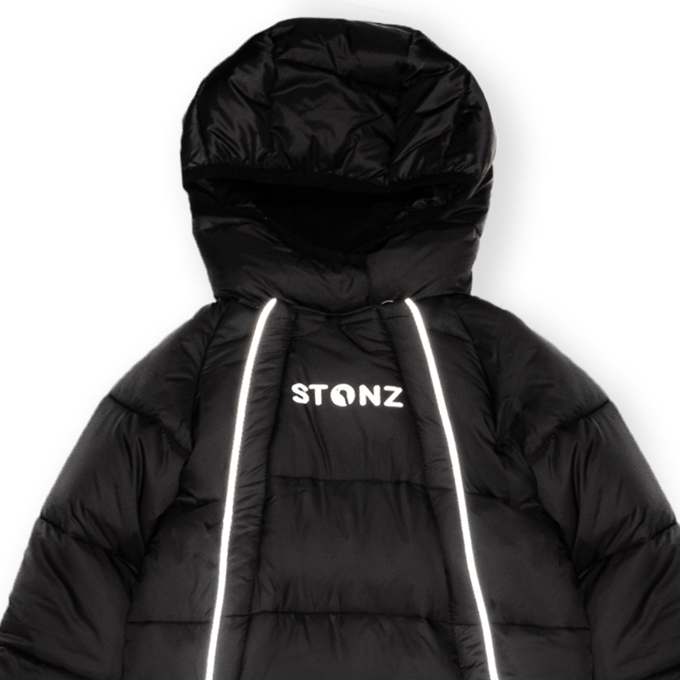 Snow Suit - Puffer - Black 18-24M