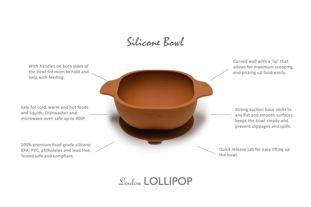 Loulou Lollipop Silicone Snack Bowl