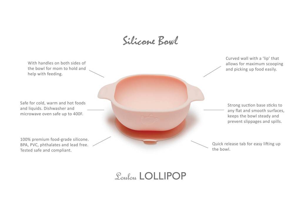Loulou Lollipop Silicone Snack Bowl