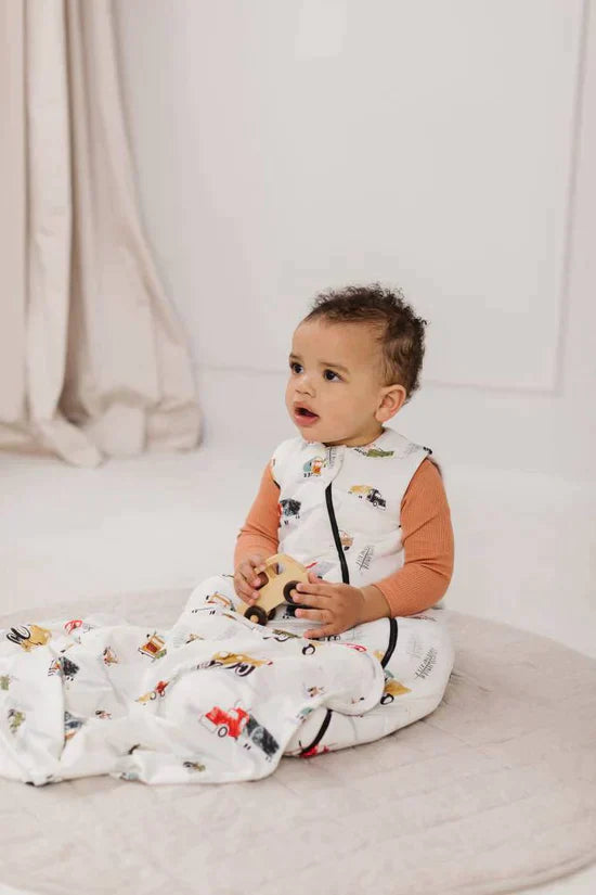 Sleep Bag 2.5 Tog Happy Trucks 0-6m