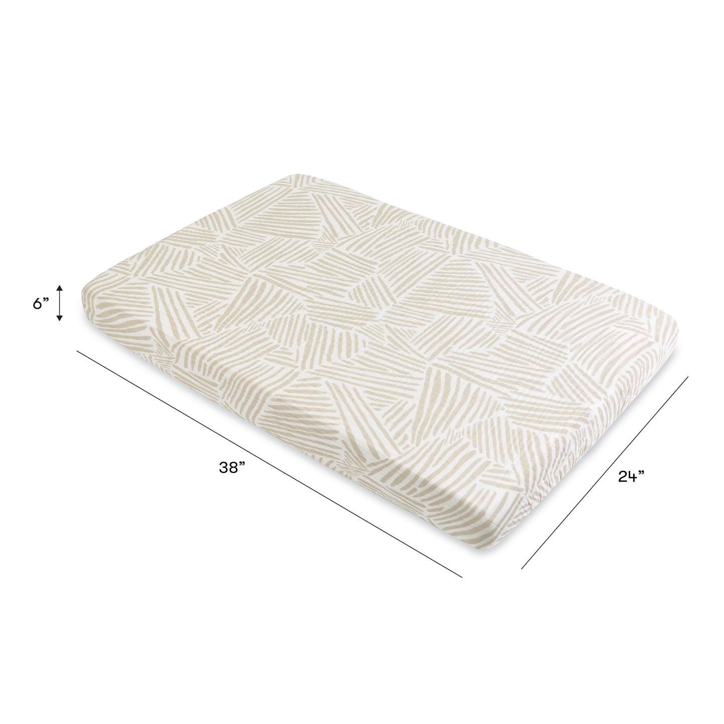 Mini Crib Sheet Organic Muslin Cotton