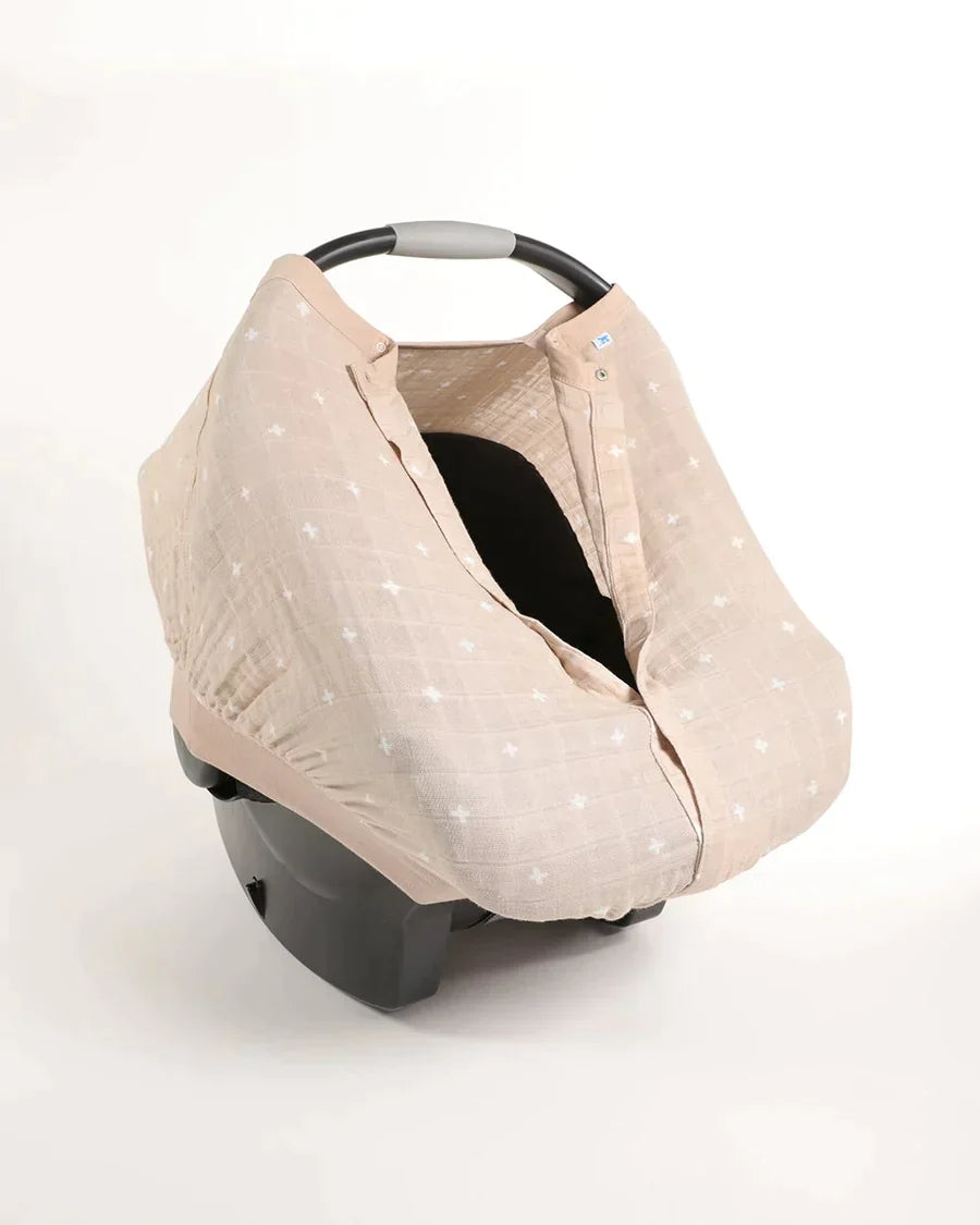 Cotton Muslin Car Seat Canopy