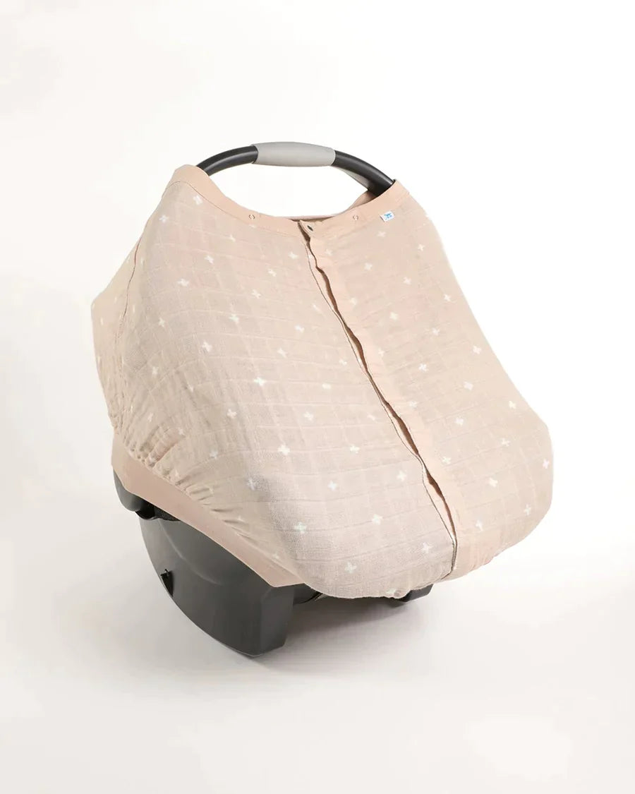 Cotton Muslin Car Seat Canopy